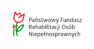 Logo Państwowego funduszu Rehabilitacji Osób Niepełnosprawnych